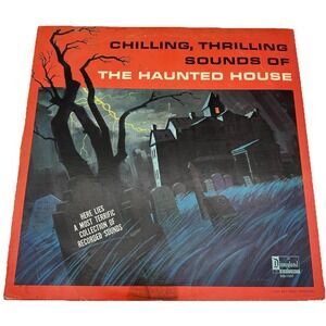 Disney Chilling Thrilling Sounds Of The Haunted House LP Vinyl Disneyland 1964